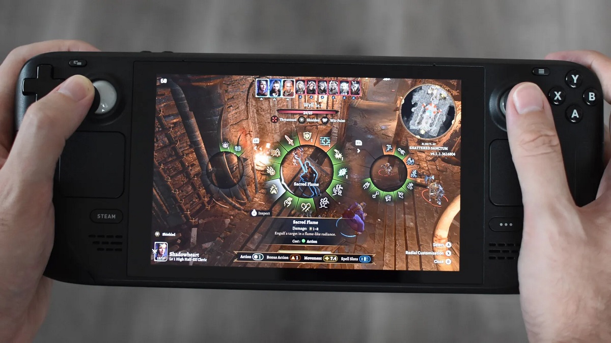Baldur's Gate III et Cyberpunk 2077 restent les jeux les plus populaires parmi les utilisateurs de Steam Deck.