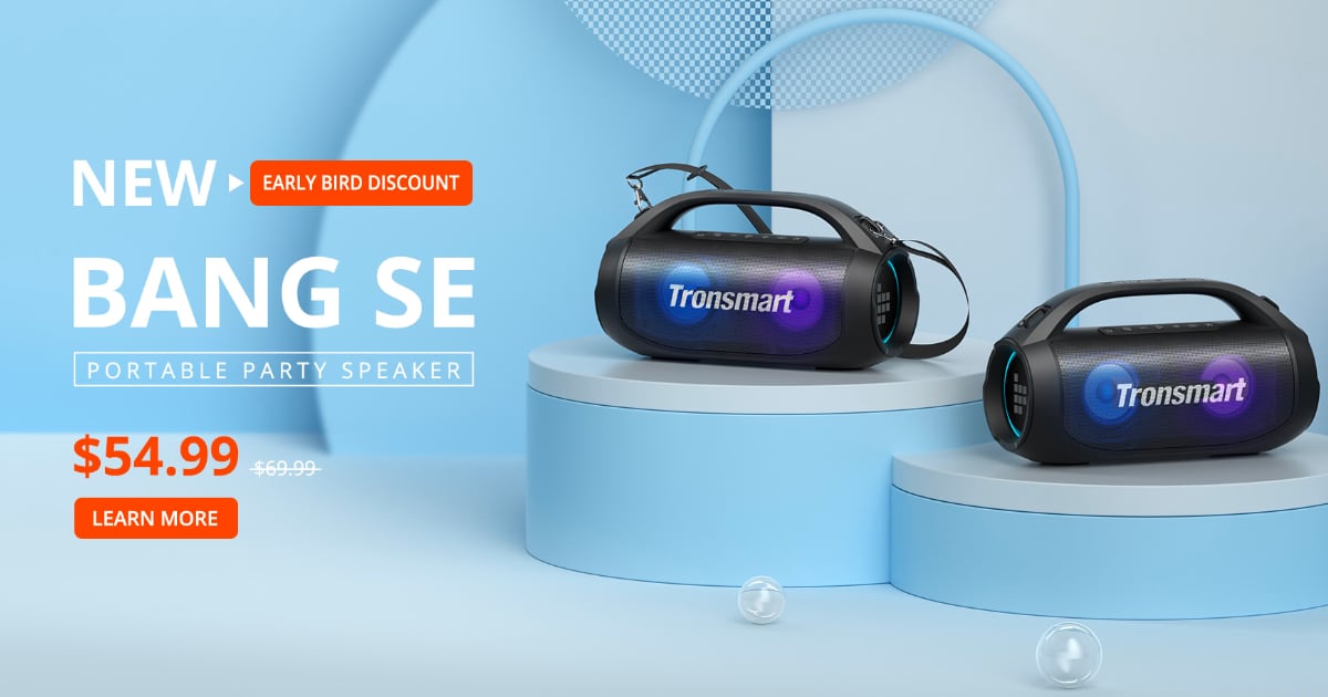 Tronsmart выпустила колонку, которая работает 24 часа от одного заряда