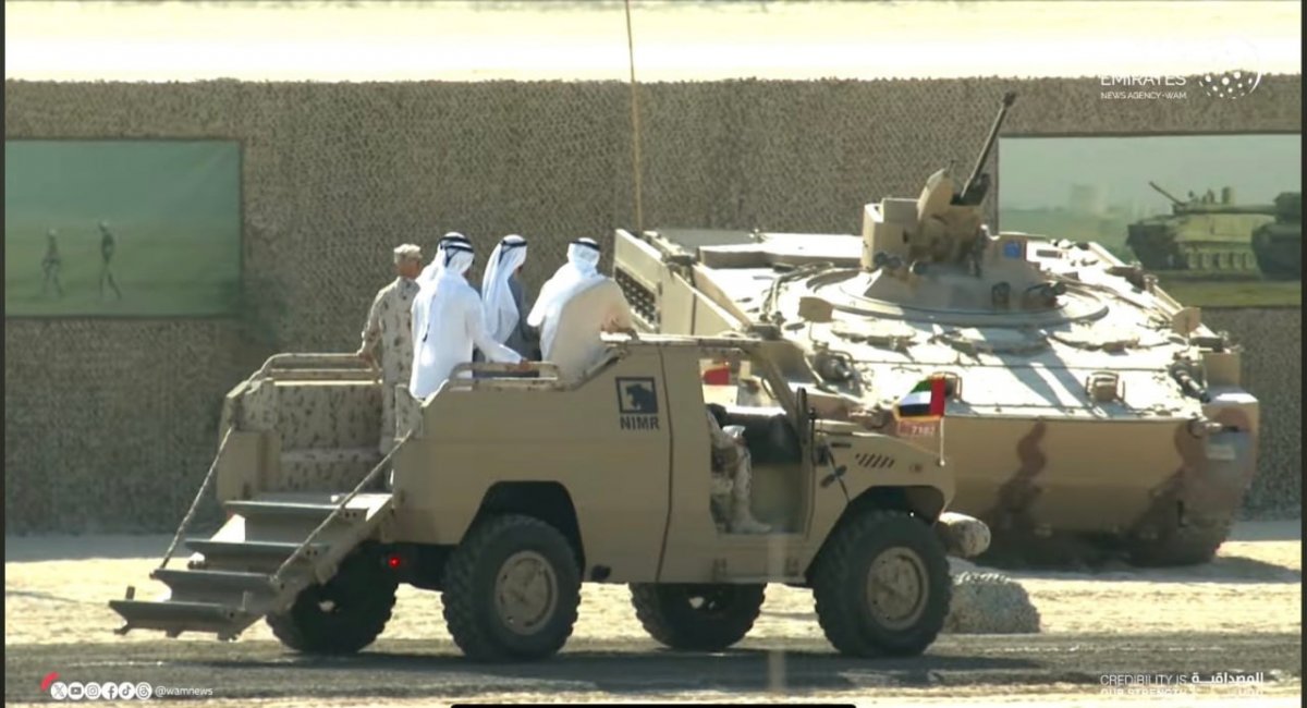 BMP-3 de l'armée des Émirats arabes unis avec le module de combat slovaque DVK-30