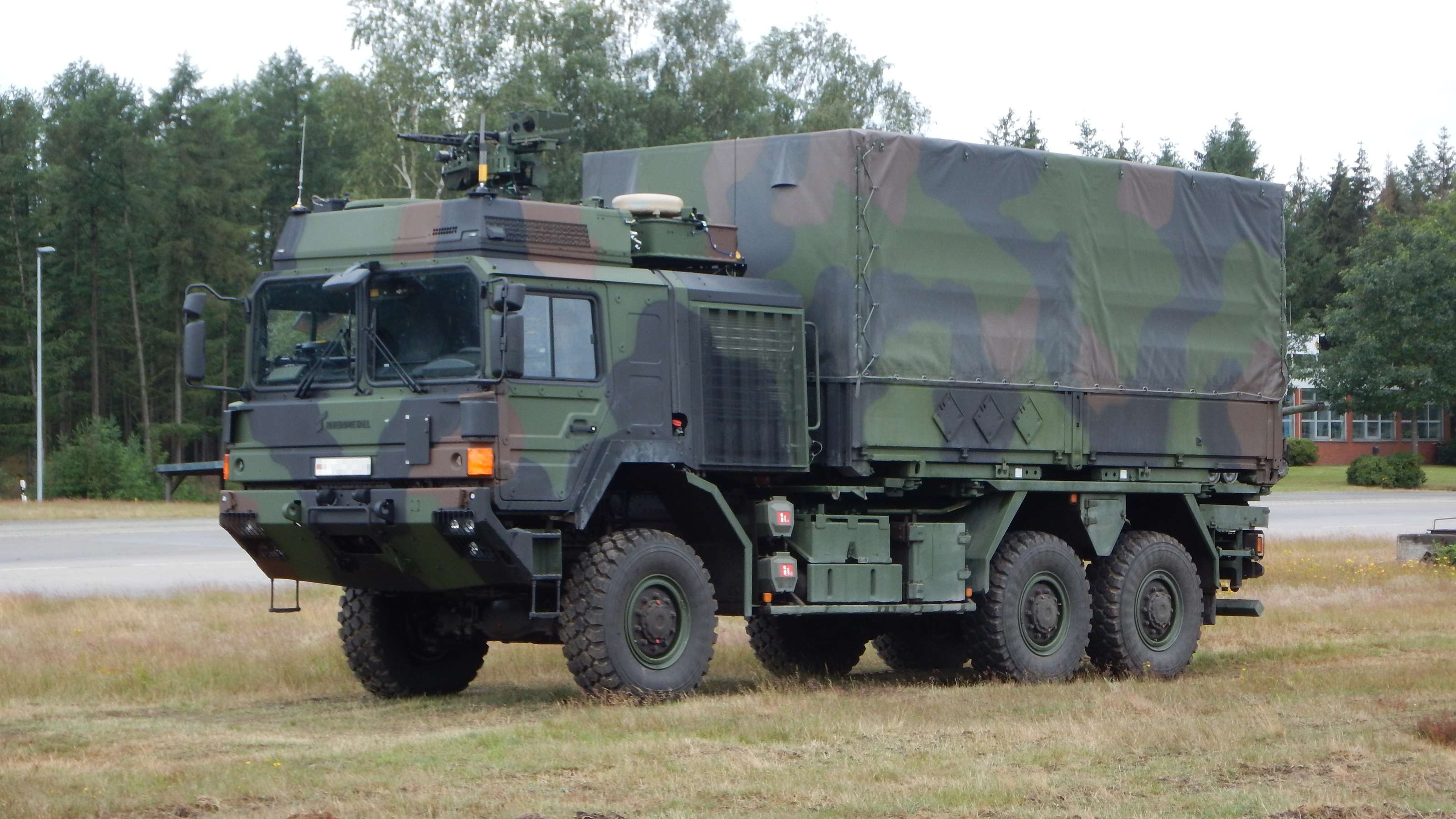Військова вантажівка. Ілюстрація: Bundeswehr