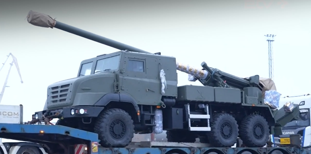 CAESAR air defence system at the exercise