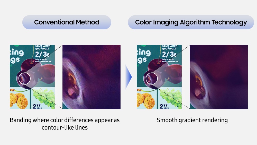 Приклад алгоритму Color Imaging Algorithm в дії
