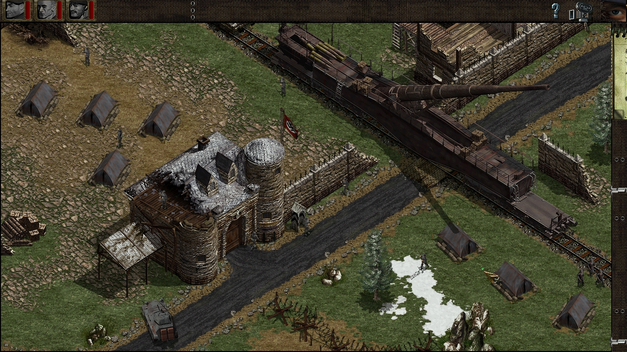 Графіка в Commandos: Behind Enemy Lines 1998 року