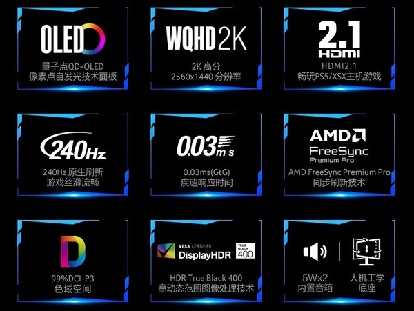 Acer Predator X27U X1 интерфейс снизу