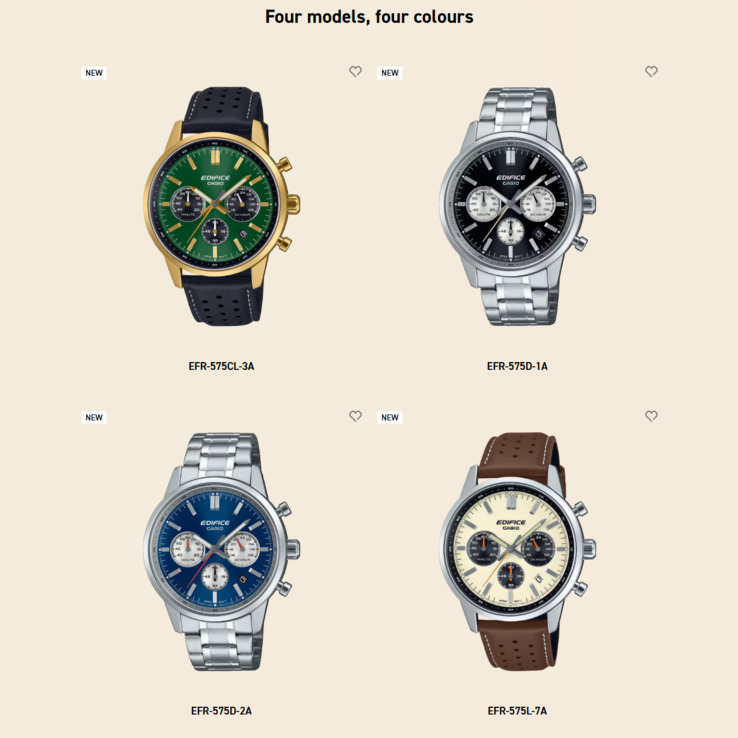 Casio Edifice EFR-575 Chrono watch