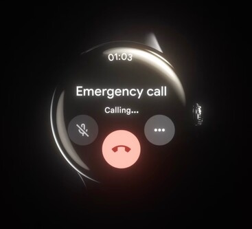 Pixel Watch 3 in pulse arrest detection mode