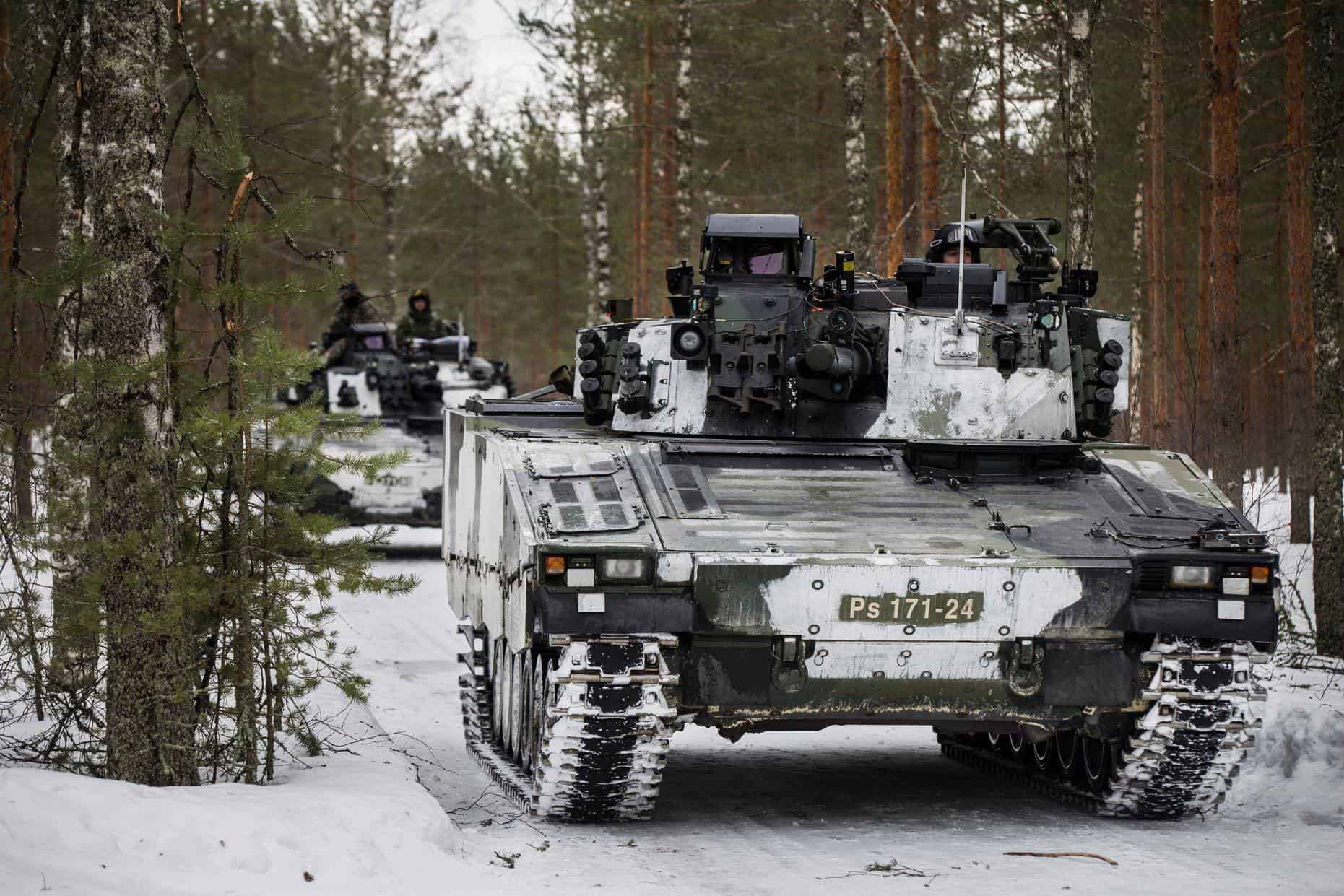 Бойова машина піхоти CV90. Ілюстрація: Міноборони Фінляндії