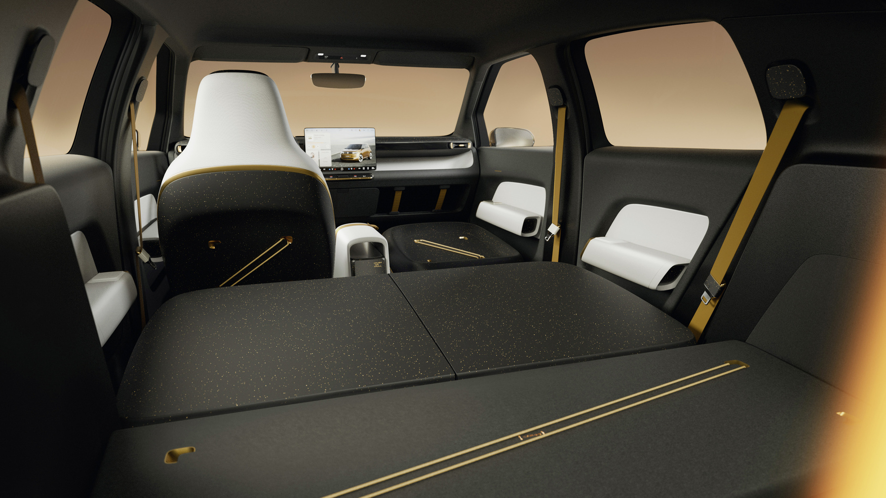 Haut-parleur Bluetooth dans l'habitacle de la Volkswagen ID. EVERY1