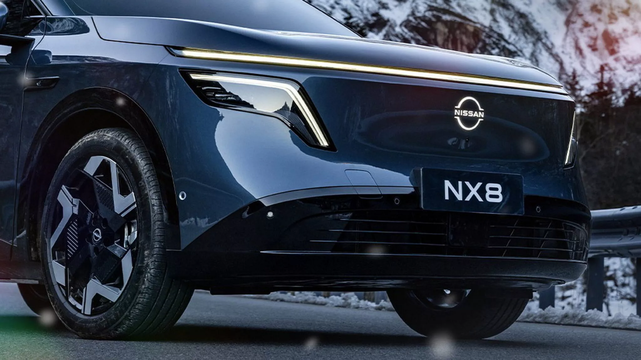 Вид на Nissan NX8 із задньої сторони
