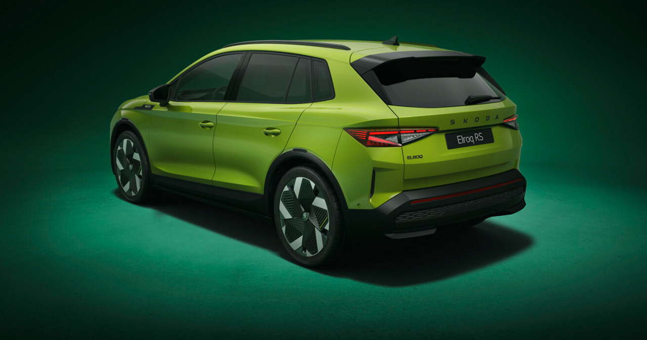 Rear detail Skoda Elroq RS