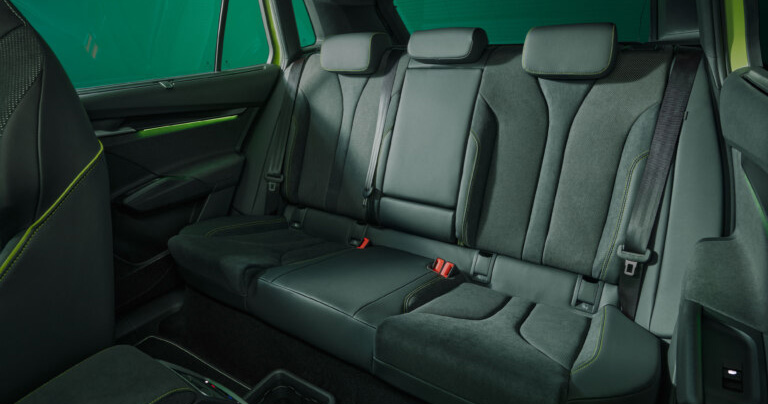 Skoda Elroq RS rear seats