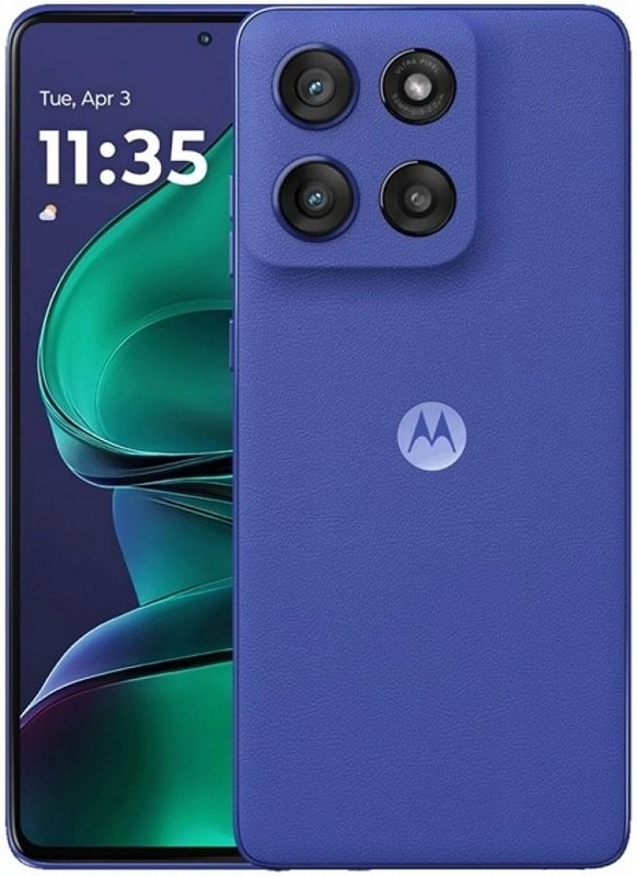 Задняя панель Motorola Edge 60 Stylus в цвете Pantone Gibraltar Sea