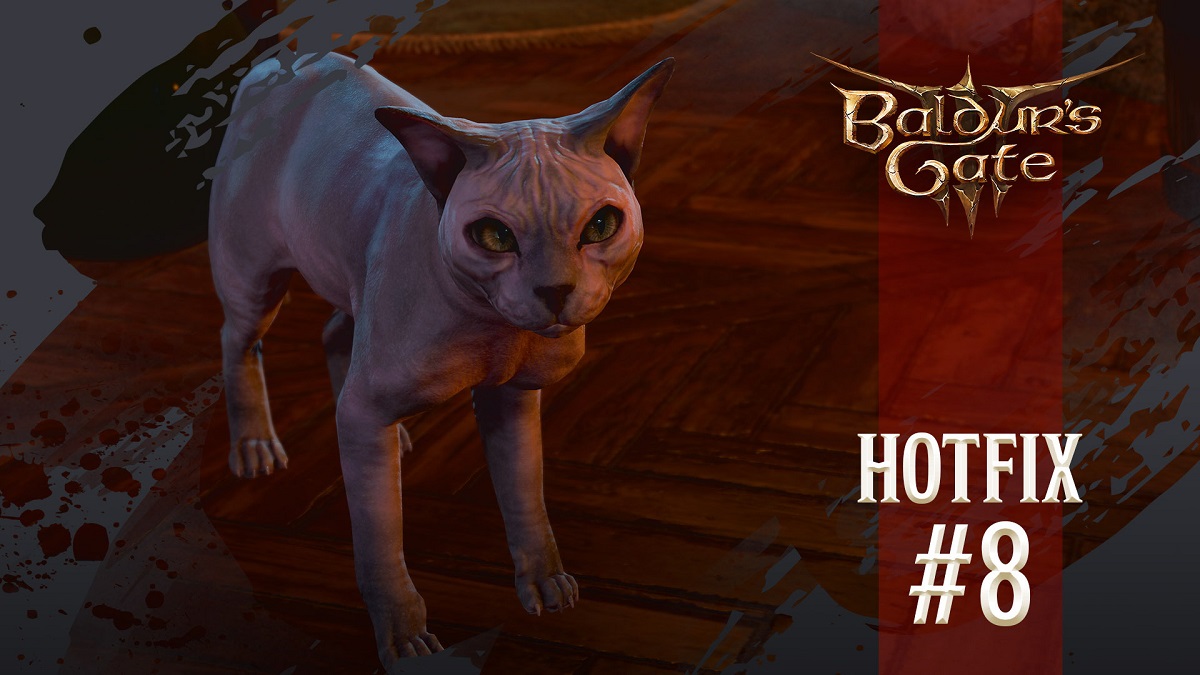 New hotfix for Baldur's Gate 3: bugs fixed, critical mistakes fixed and the bald cat is finally bald again