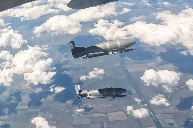 Russian FAB-500 M62 bombs with UMPK modules