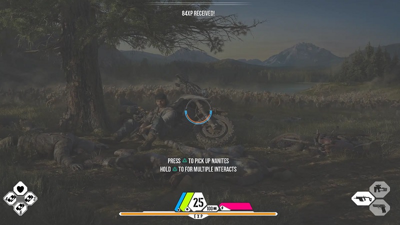 Capture d'écran de l'interface du jeu non annoncé de Bend Studio