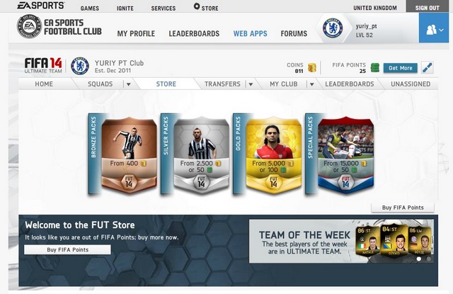 FIFA 14 UT: как создать сборную мира по футболу-2