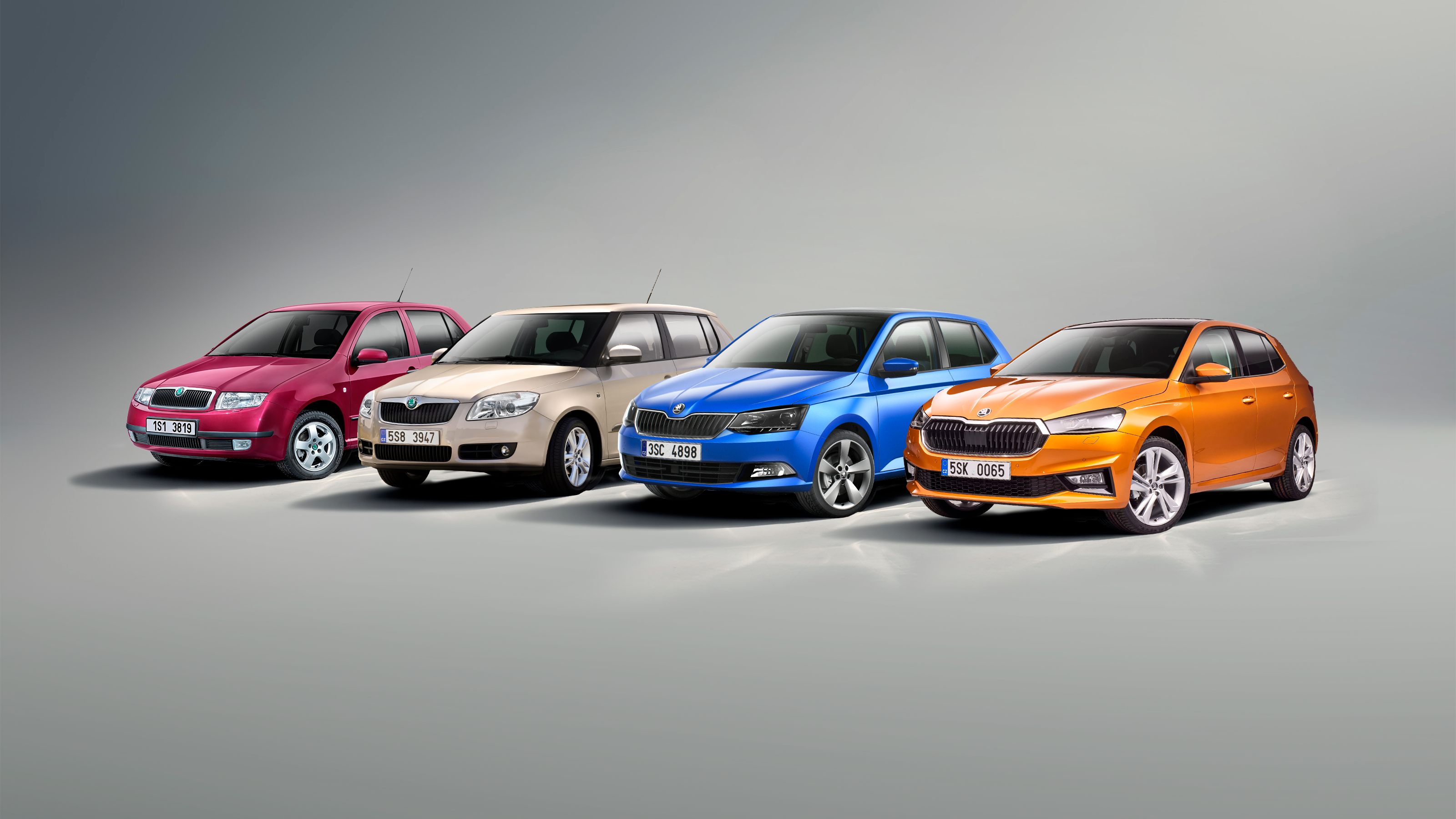 Усі покоління Skoda Fabia