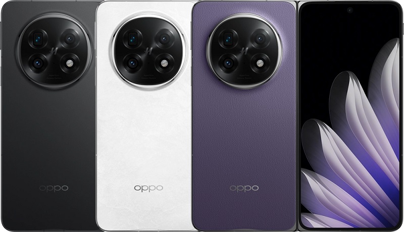 Options de couleurs pour le corps de l'Oppo Find N5