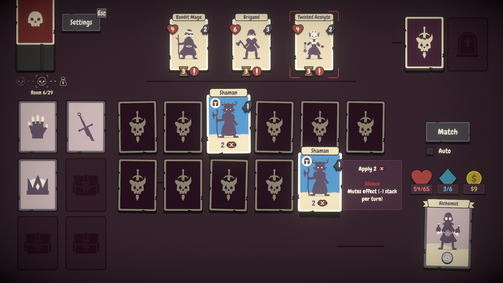Gameplay of the game Pairs Perils 1