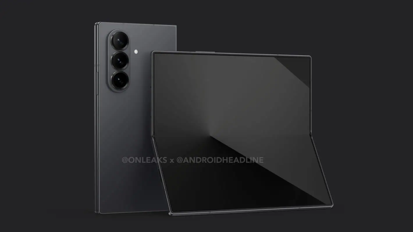 Samsung Galaxy Z Fold 7 - Рендер 3 - Samsung Galaxy Z Fold 7