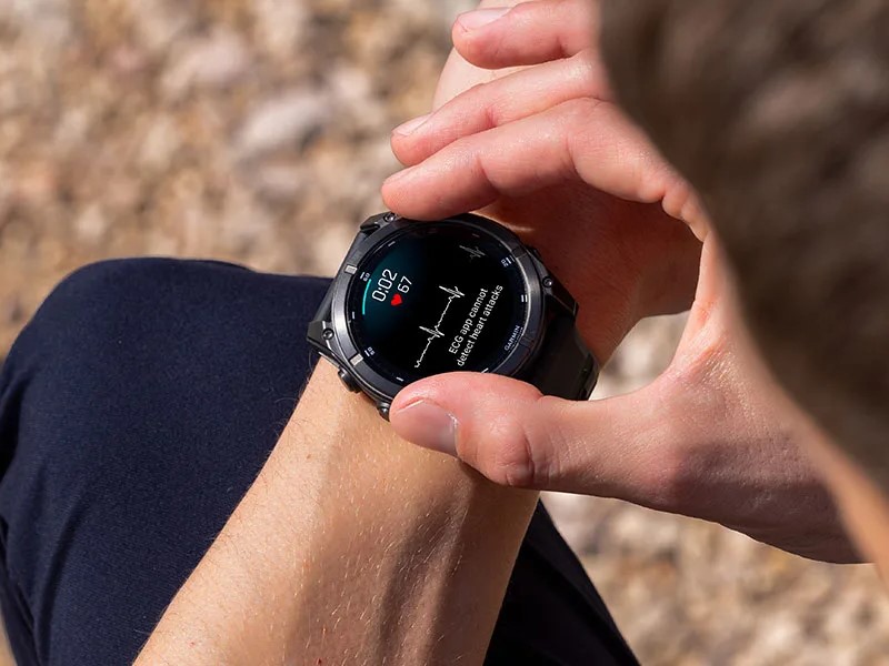 Garmin app for electrocardiogram (ECG)