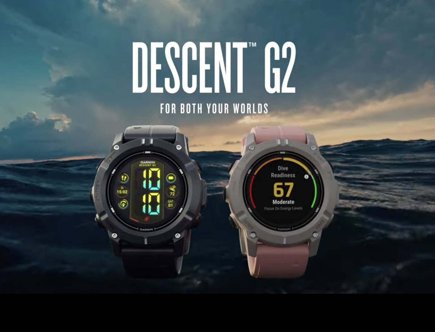 Garmin Descent G2 with live monitor