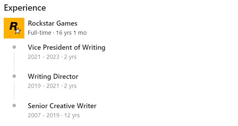 Після 16 років роботи в Rockstar Games, студію покинув Майкл Ансвор - сценарист Red Dead Redemption, Grand Theft Auto і Max Payne 3.-2