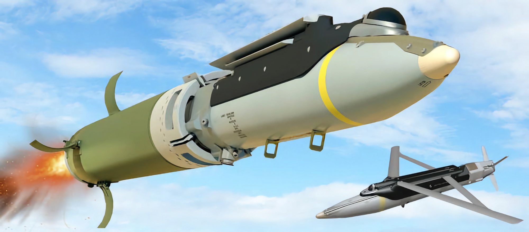The US has sent Ukraine GLSDB rocket bombs for HIMARS and M270 with a target engagement range of up to 150 km