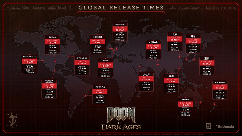 Постер гри DOOM: The Dark Ages