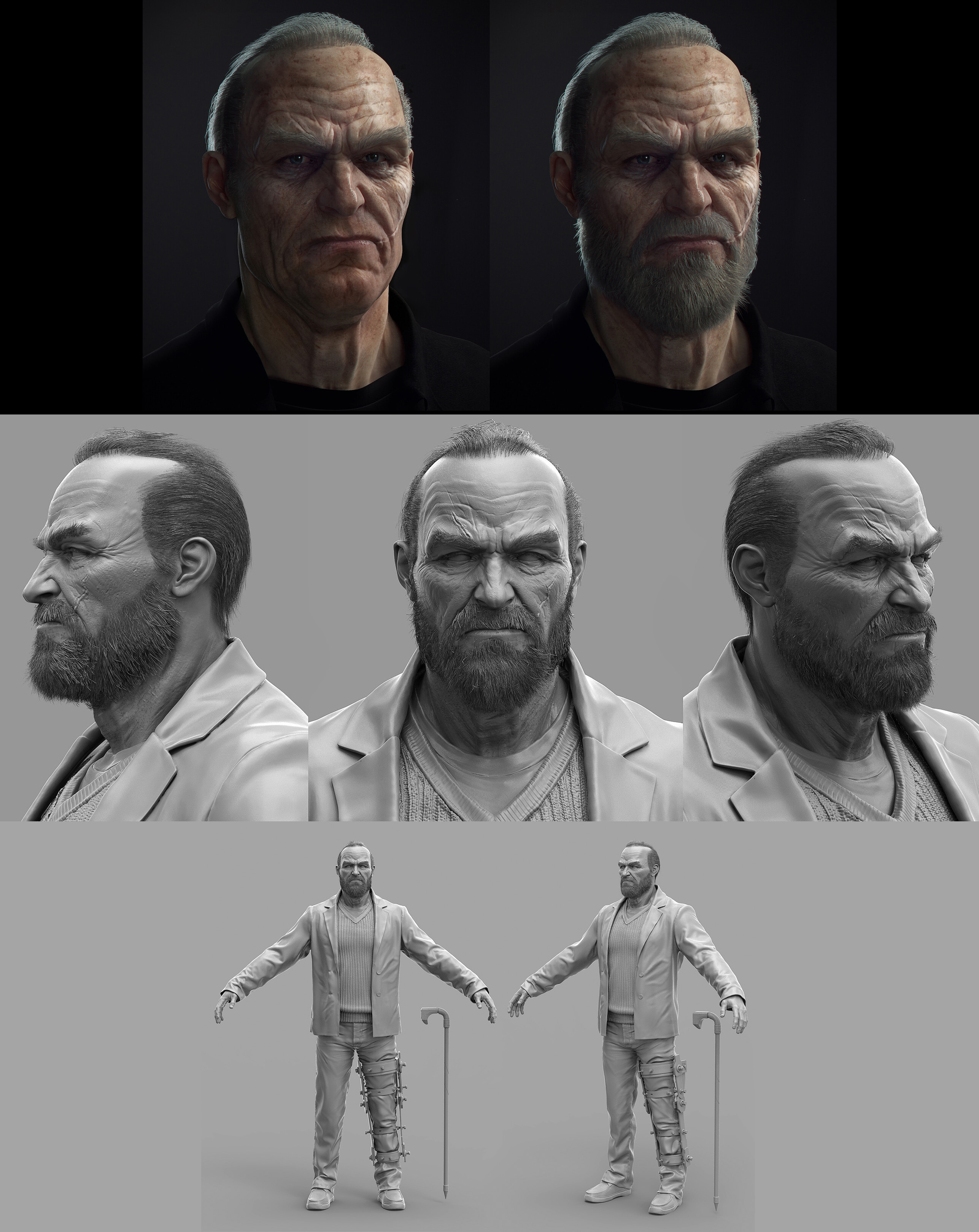 Killer Croc concept art