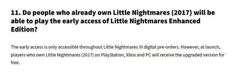 Image promo pour Little Nightmares: Enhanced Edition