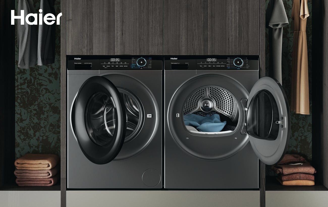 Стиральная и сушильная машины Haier I-Pro 3 - современная функциональность в антрацитовом цвете-4