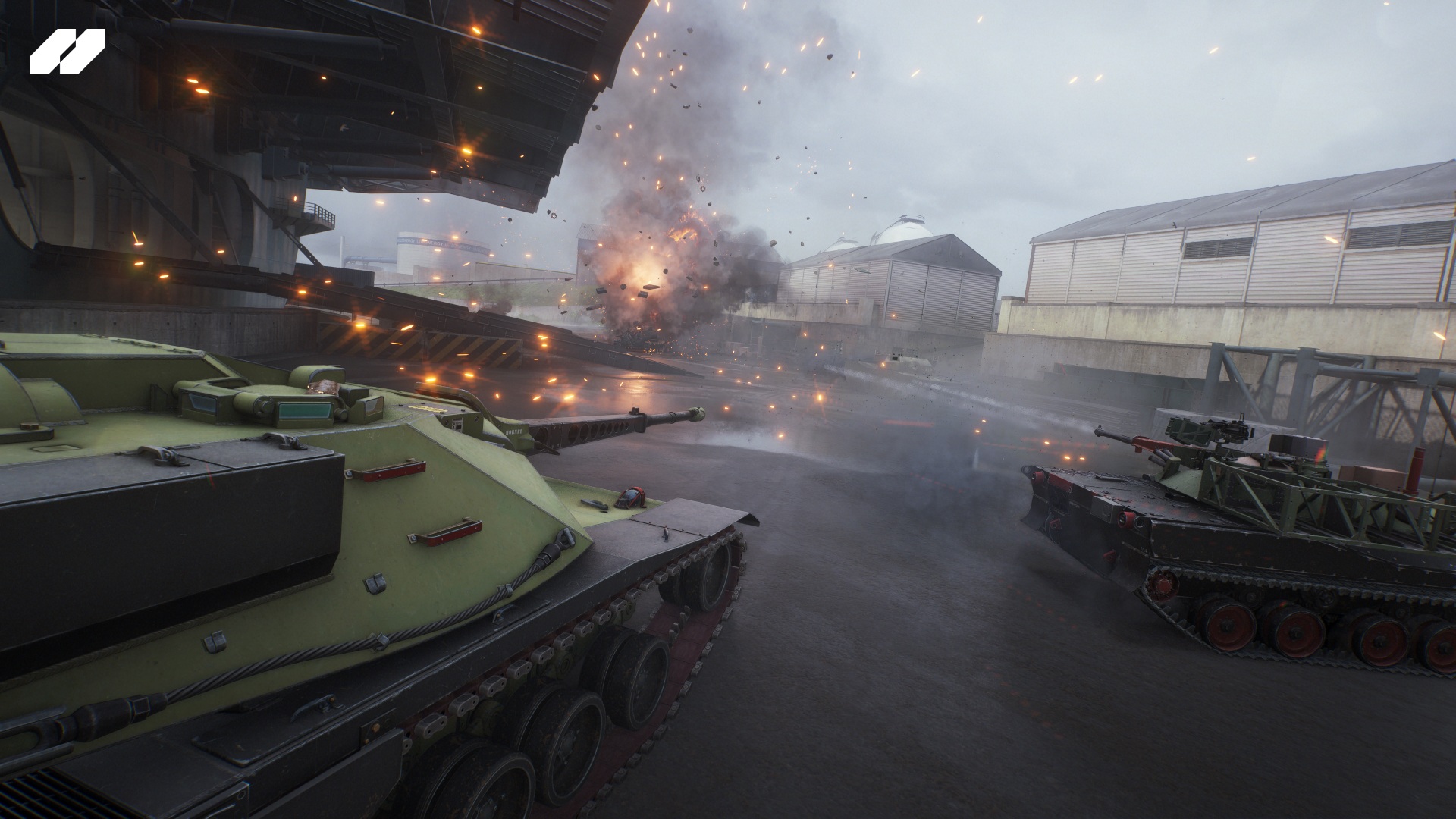 Screenshot from the game World of Tanks: HEAT without the interface