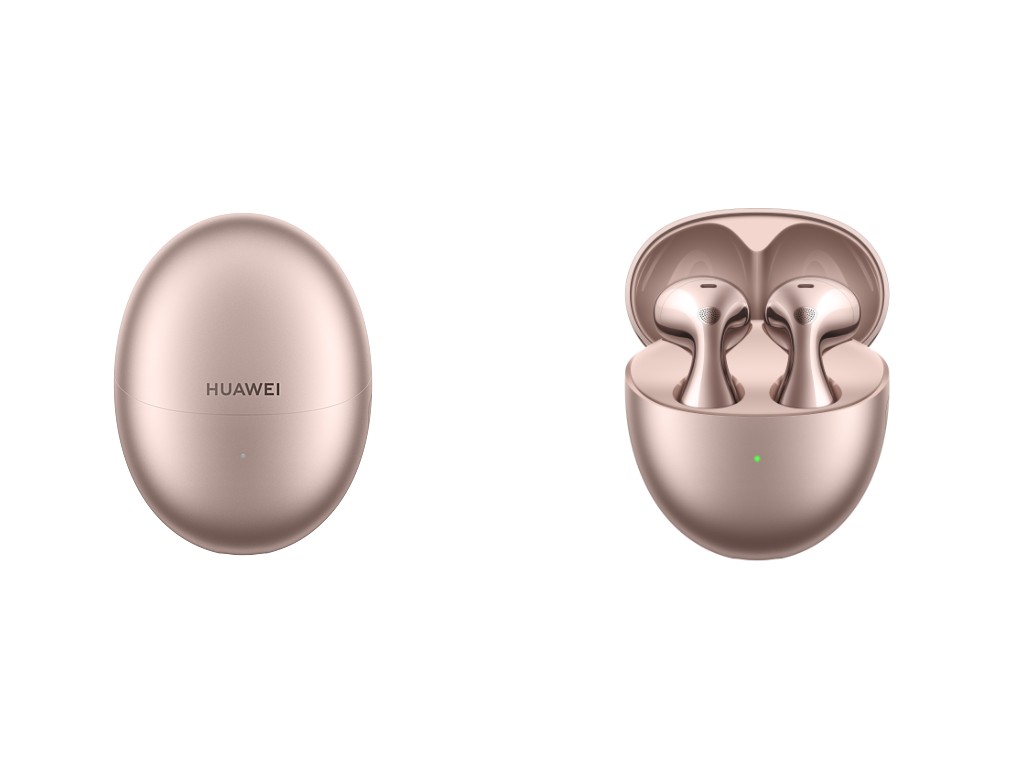 Huawei FreeBuds 6 в кольорі Рожеве золото