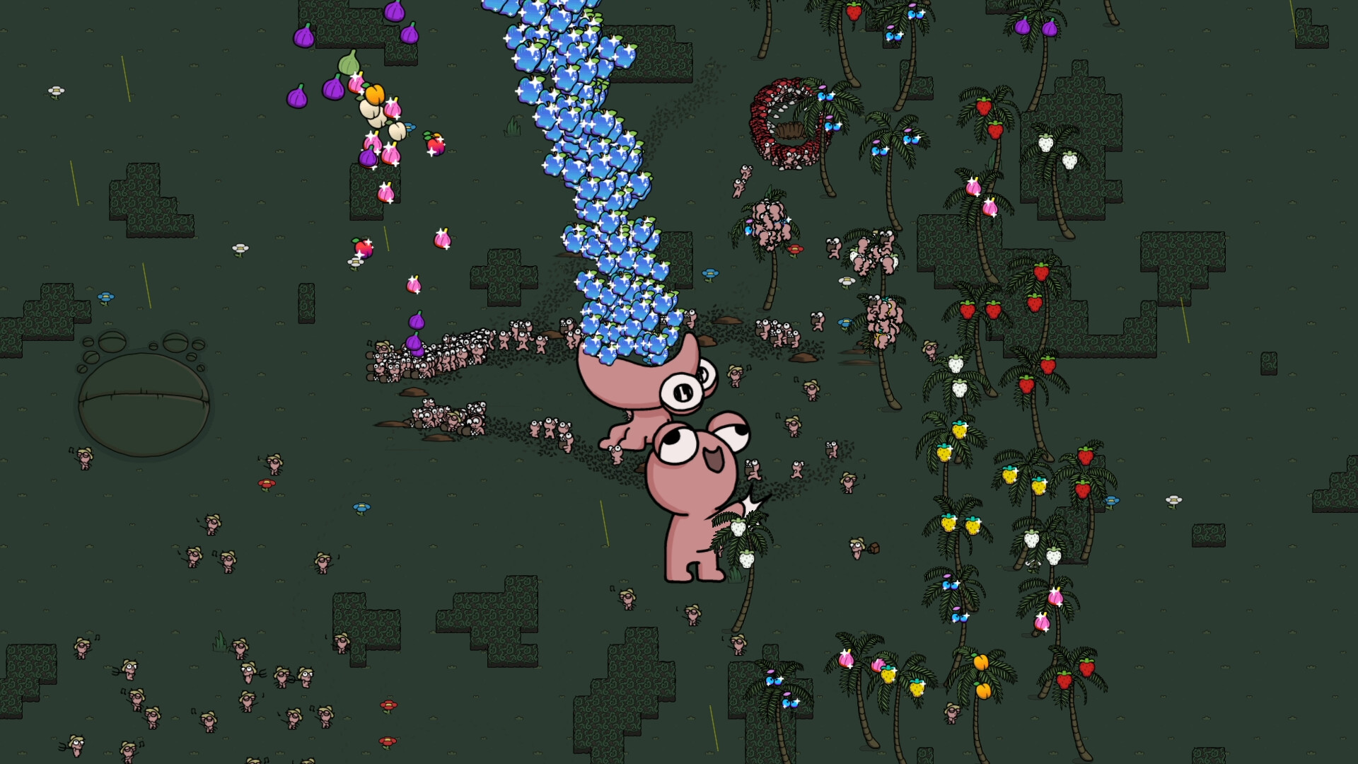 Скриншот игры Idle Colony, садоводство