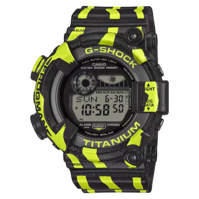 Image of Casio G-Shock watch with red backing