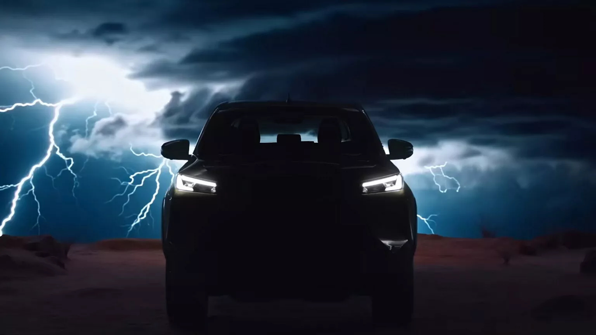 Teaser of the new Toyota Hilux 1