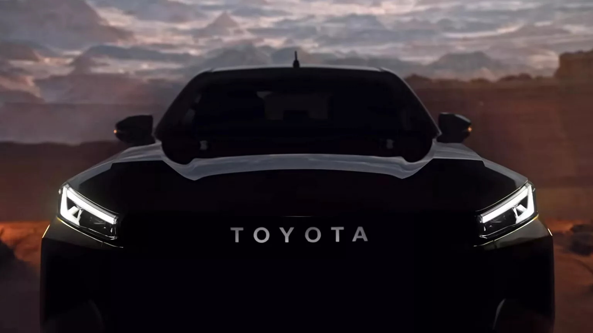 Teaser of the new Toyota Hilux 2