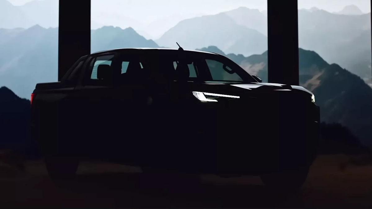 Teaser of the new Toyota Hilux 3