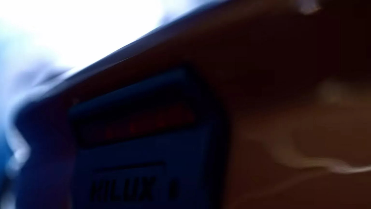 Teaser of the new Toyota Hilux 4