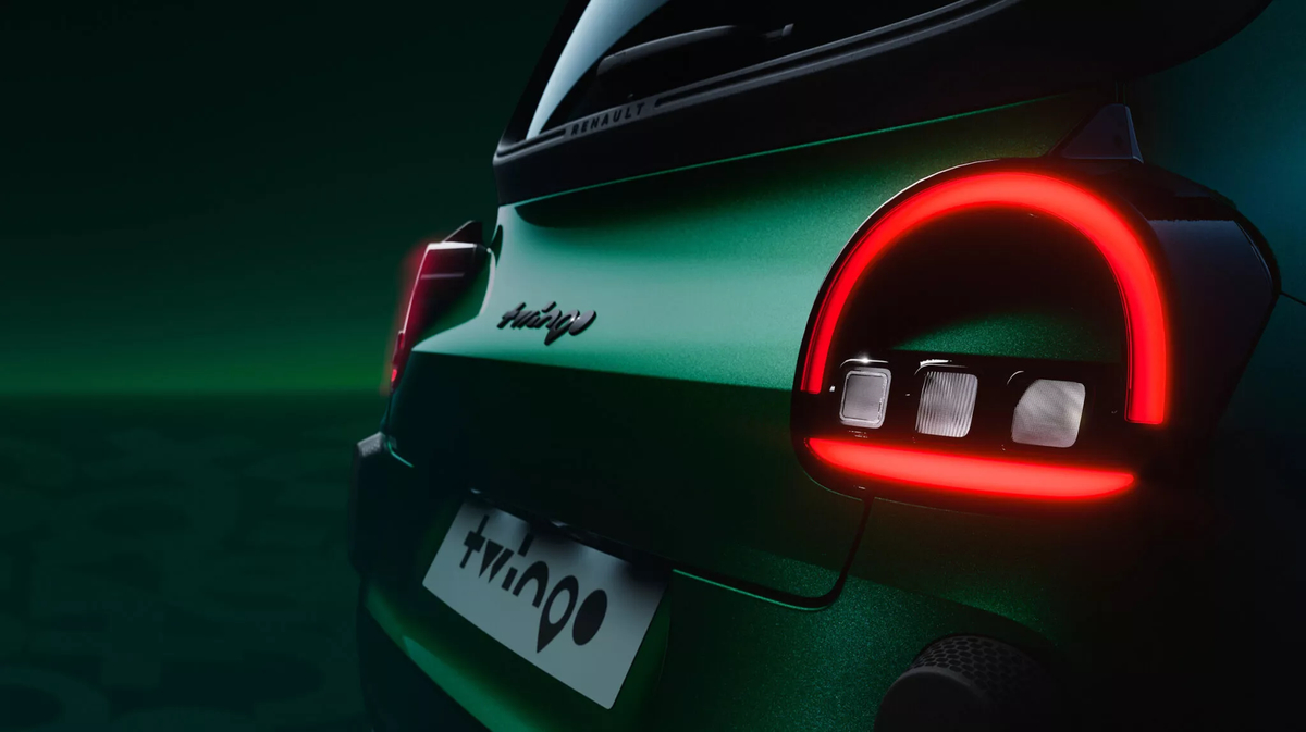 Front view of Renault Twingo