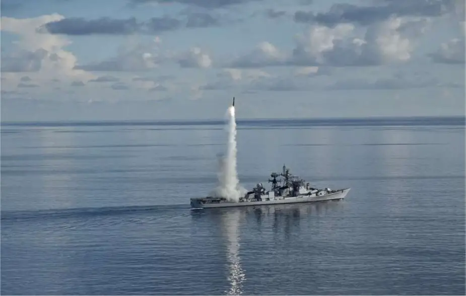 Indian destroyer Rajput has successfully launched the supersonic cruise missile BrahMos