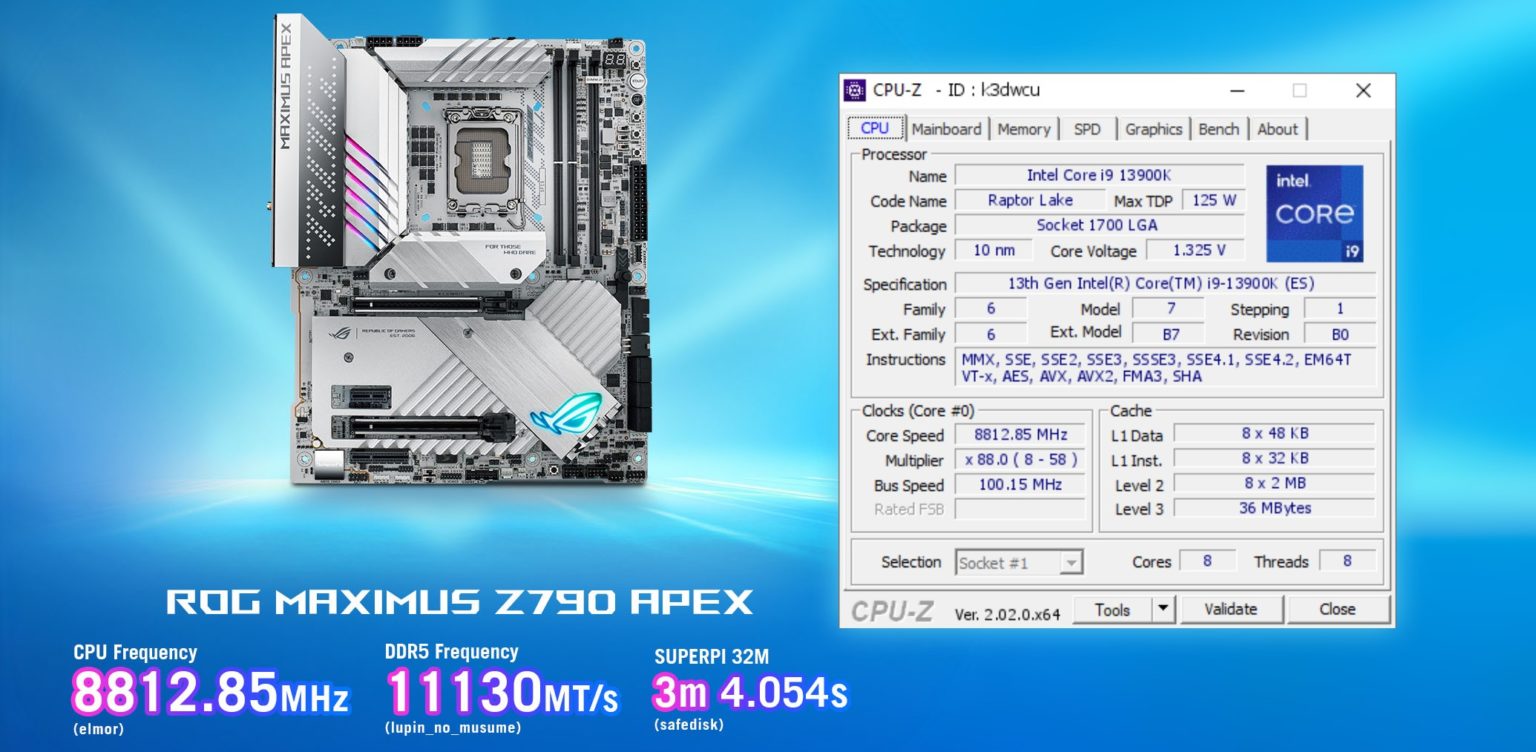Intel Core i9-13900K побил мировой рекорд разгона среди потребительских процессоров, который продержался более восьми лет-3