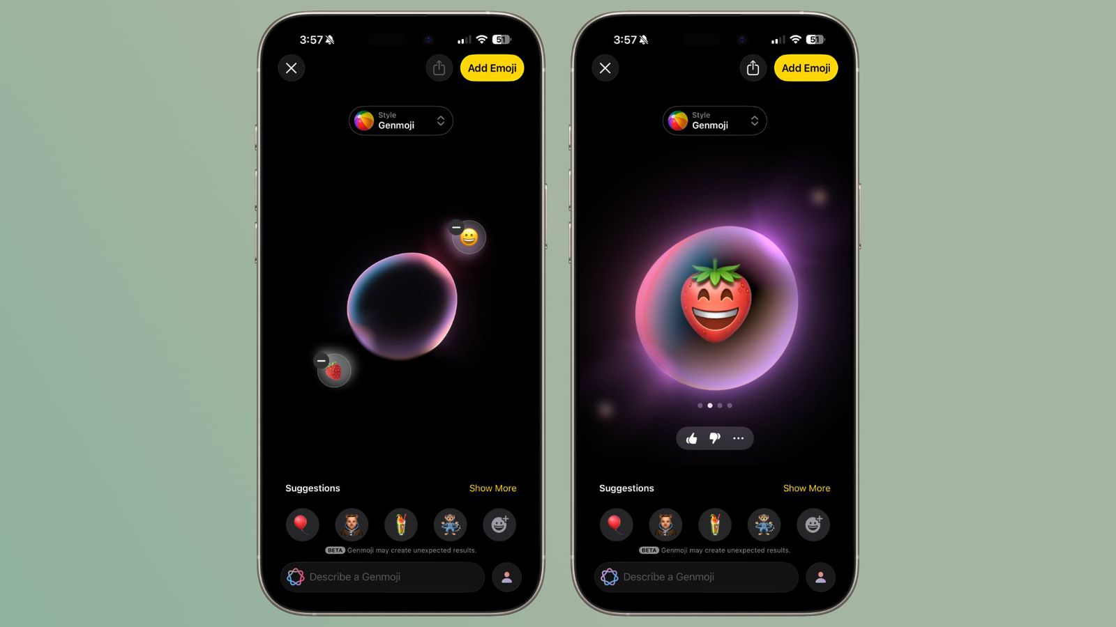 Демонстрація можливостей генерації ілюстрацій в iOS 26