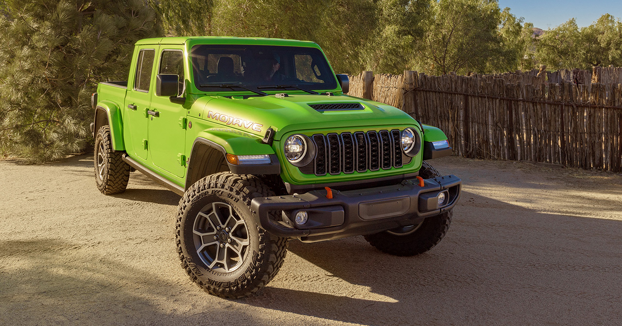 Jeep Gladiator in Mojito Green colour
