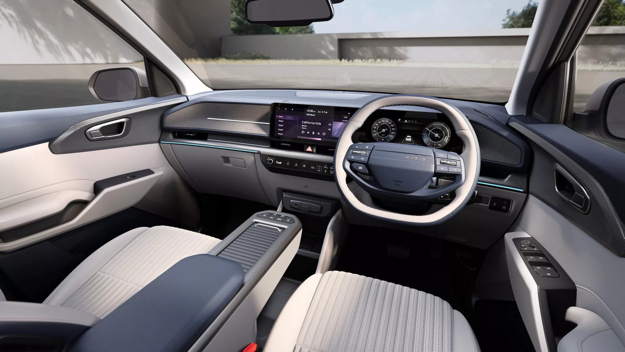 Kia Carens Clavis EV задний вид