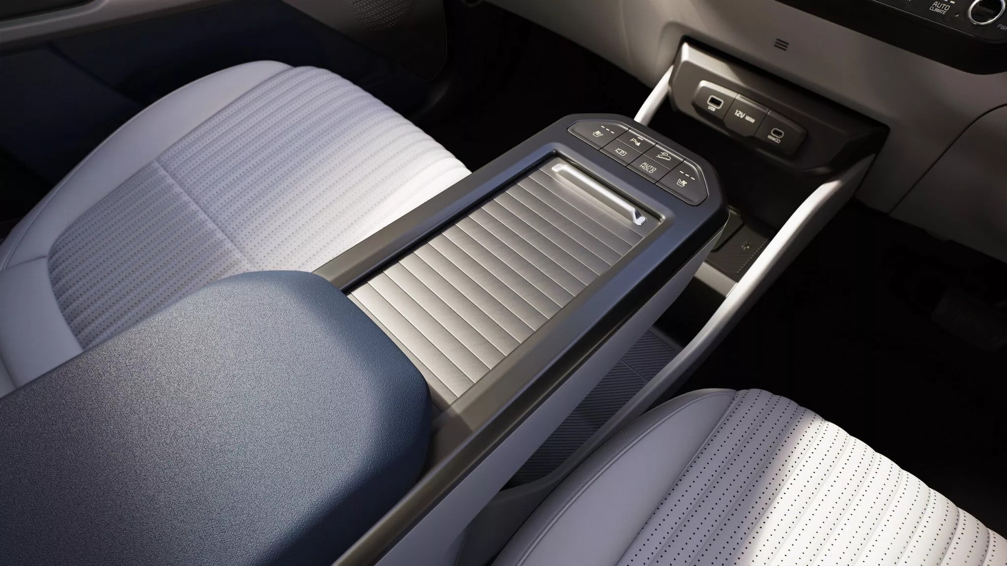 Kia Carens Clavis EV интерьер второго ряда