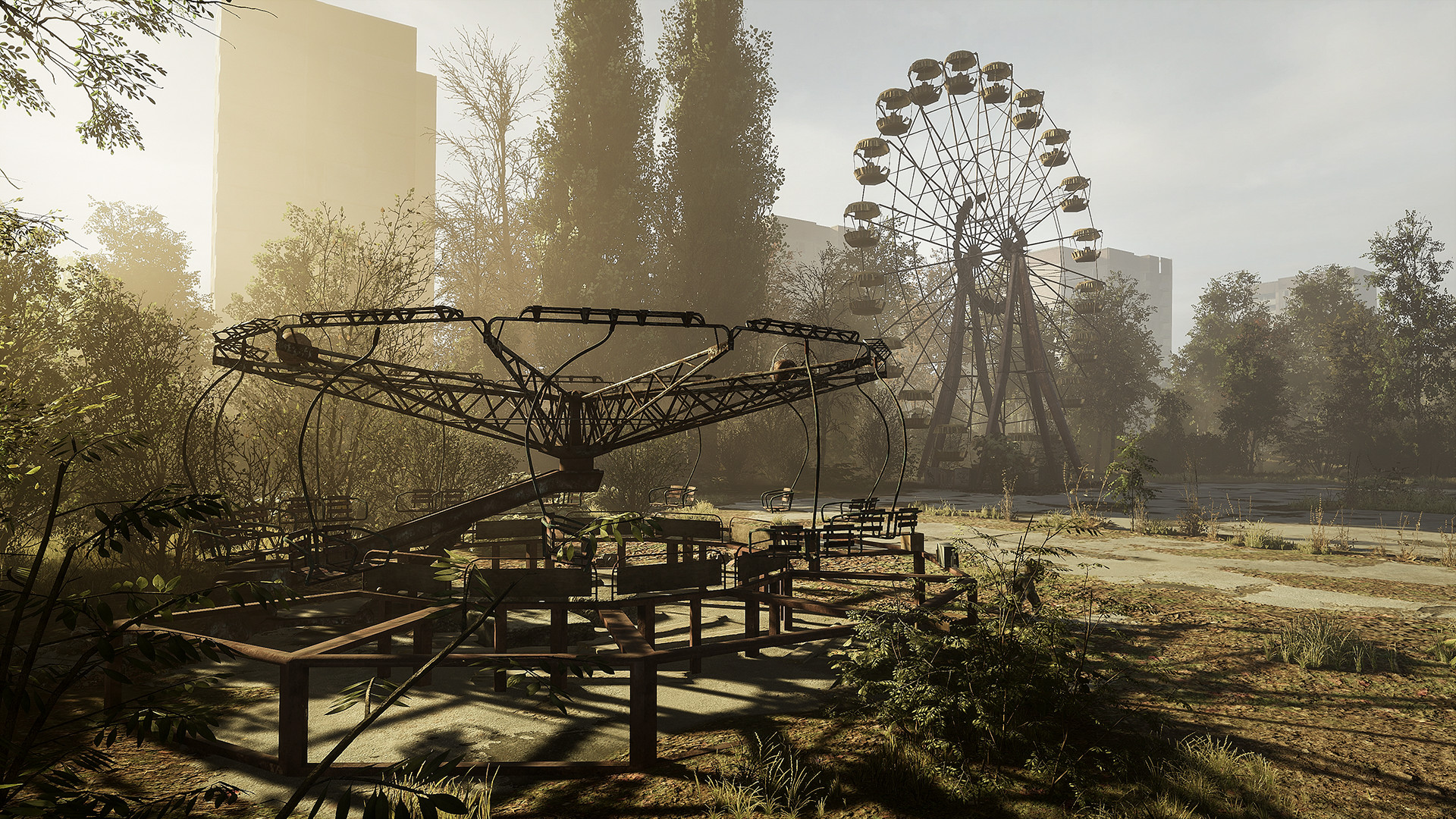 A scene from the game Chernobylite