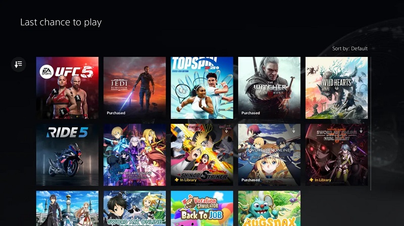 Notification lorsque les jeux sont retirés du PS Plus Extra et Premium
