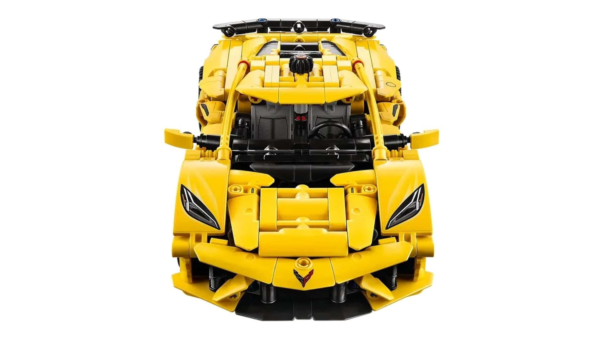 Модель Lego Technic Corvette Stingray C8 у ракурсі збоку